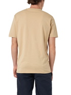 MC2 Saint Barth Man Beige Cotton Jersey T-shirt Dover With St. Barth Embroidery