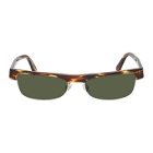Alain Mikli Paris Tortoiseshell and Green Alexandre Vauthier Edition Ketti Sunglasses