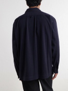 Margaret Howell - Brushed Wool-Twill Shirt - Blue