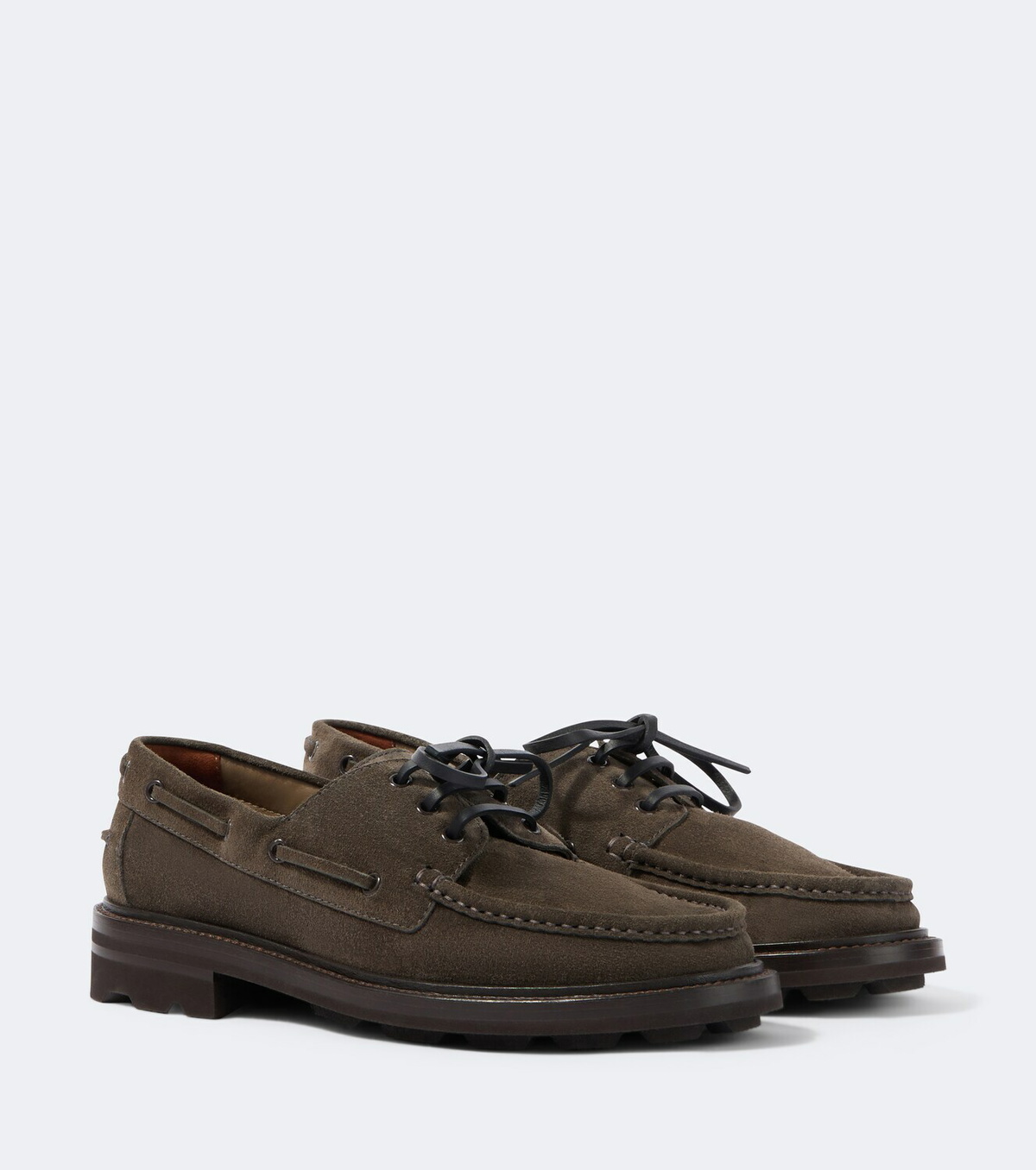 Brioni Suede boat shoes