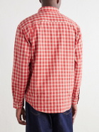 NN07 - Deon 5465 Checked Organic Cotton-Flannel Shirt - Red