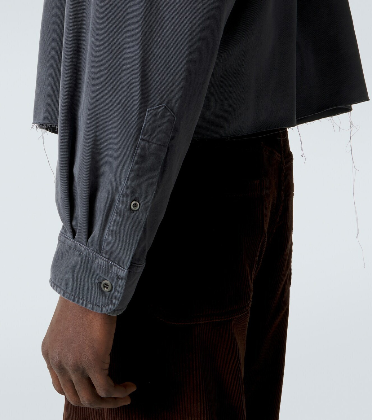Miu Miu Logo denim shirt