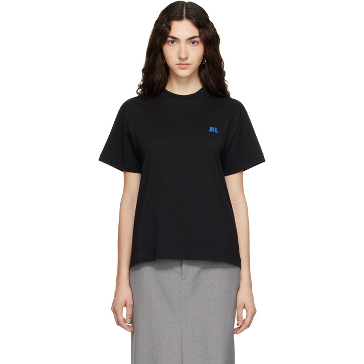 Photo: Jil Sander Black Cotton Crew-Neck T-shirt