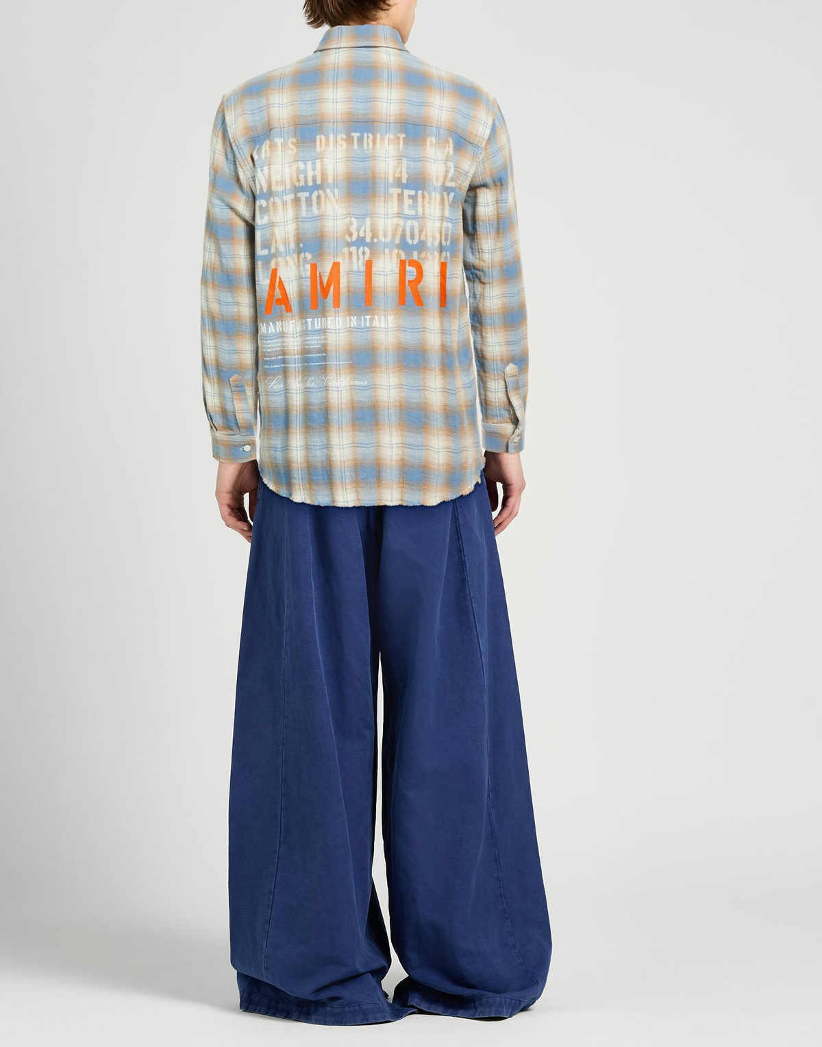 Amiri Mens Shirt Light in Blue