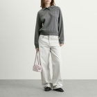 Samsøe Samsøe Women's Sadory Long Sleeve Polo Top in Mid Grey Melange