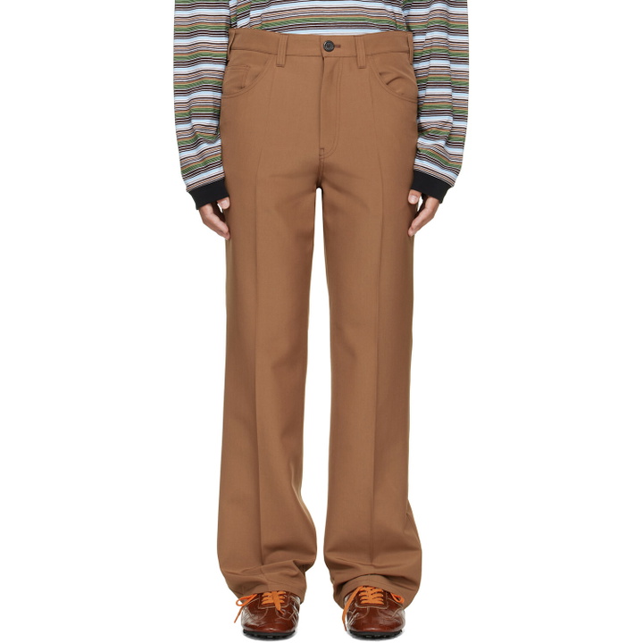 Photo: Marni Brown Virgin Wool Trousers