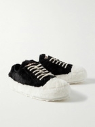 Marni - Faux Fur Sneakers - Black