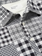 Universal Works - Patchwork Checked Cotton Shirt - Black