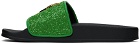 Giuseppe Zanotti Black & Green Newglit Sandals