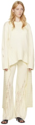 Dion Lee Off-White Distressed Lounge Pants