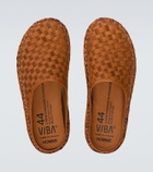 Comme des Garçons Homme x VIBAe leather and suede mules