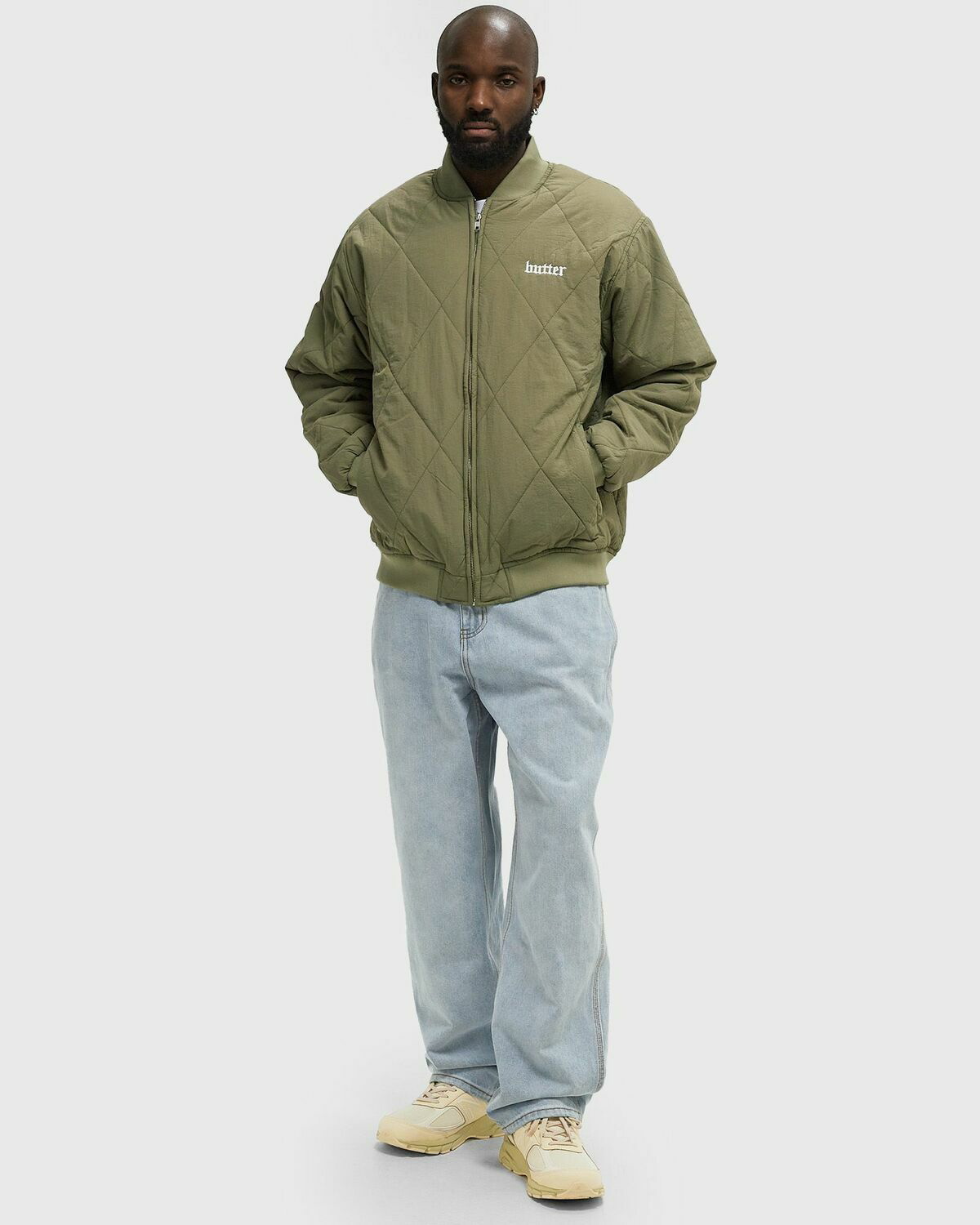 Butter Goods Frenzy Work Jacket Green Bomber Jackets Butter Goods