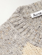 Acne Studios - Slim-Fit Polka-Dot Intarsia Wool Sweater Vest - Gray