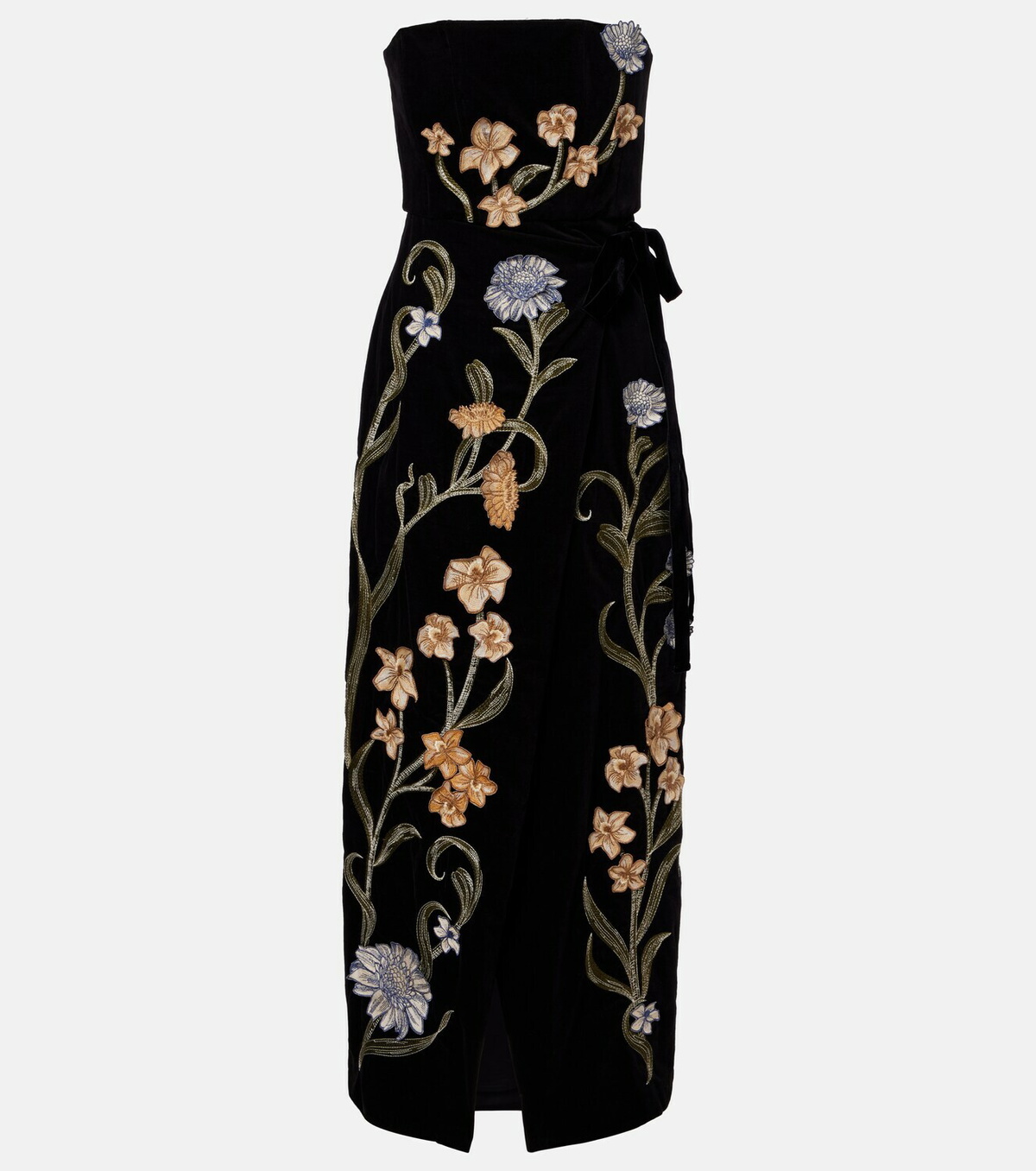 Agua by Agua Bendita Cinefila Laguna velvet maxi dress