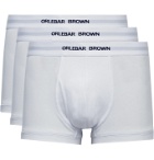 ORLEBAR BROWN - Three-Pack Stretch-Cotton Boxer Briefs - White