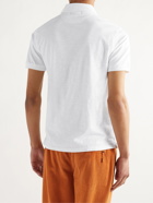 ALEX MILL - Standard Slub Cotton-Jersey Polo Shirt - White - S