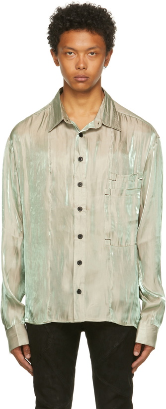 Photo: FREI-MUT Grey Iridescent Ila Shirt