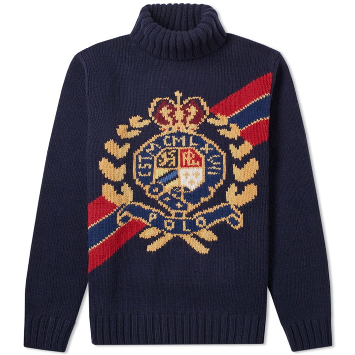 Photo: Polo Ralph Lauren Chunky Crest Roll Neck Knit