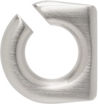 Rick Owens Silver Porterville Round Prong Ear Cuff