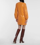 Halpern Sequined minidress
