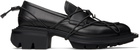 untitlab® Black Reel Loafers