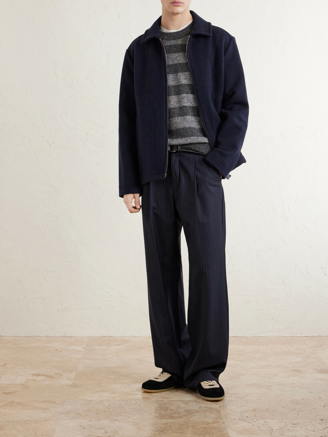 Private White V.C. - The Civvy Merino Wool and Cashmere-Blend Jacket - Blue