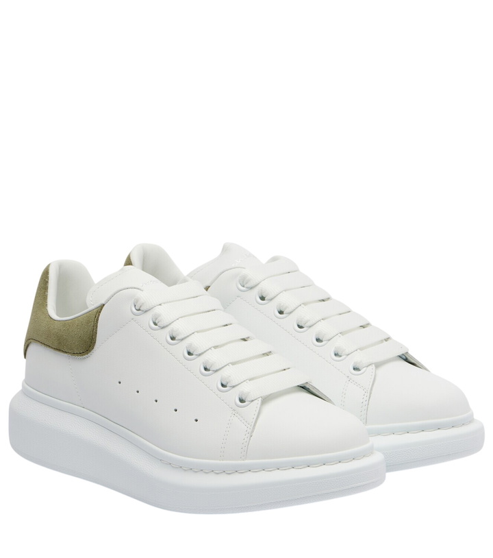 Photo: McQueen Oversized leather sneakers