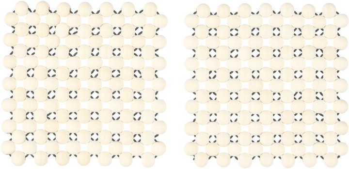 Photo: Pien Studios Beige Small Natural Coaster Set