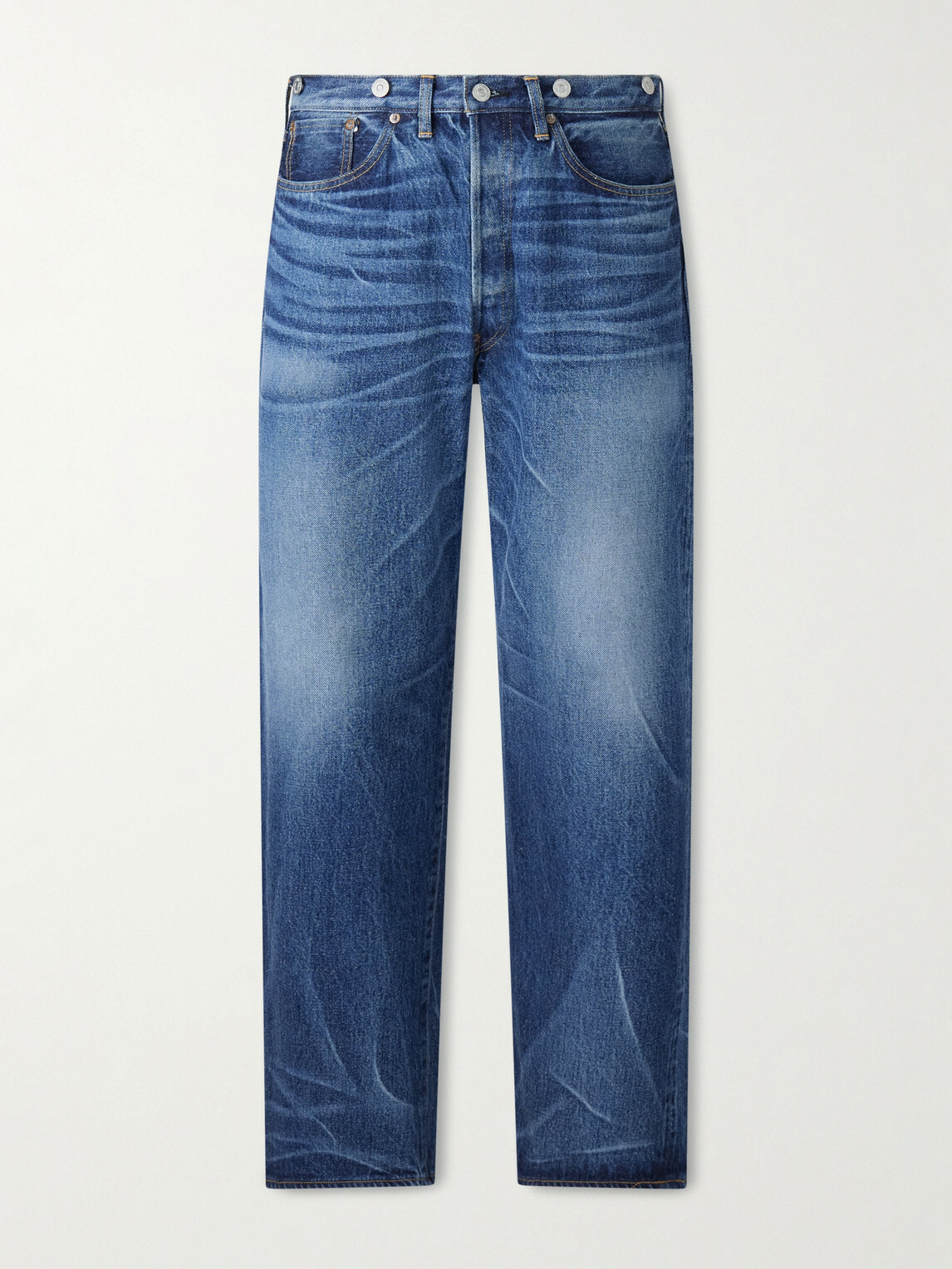 Kaptain Sunshine - 1930 Straight-Fit Selvedge Jeans - Blue