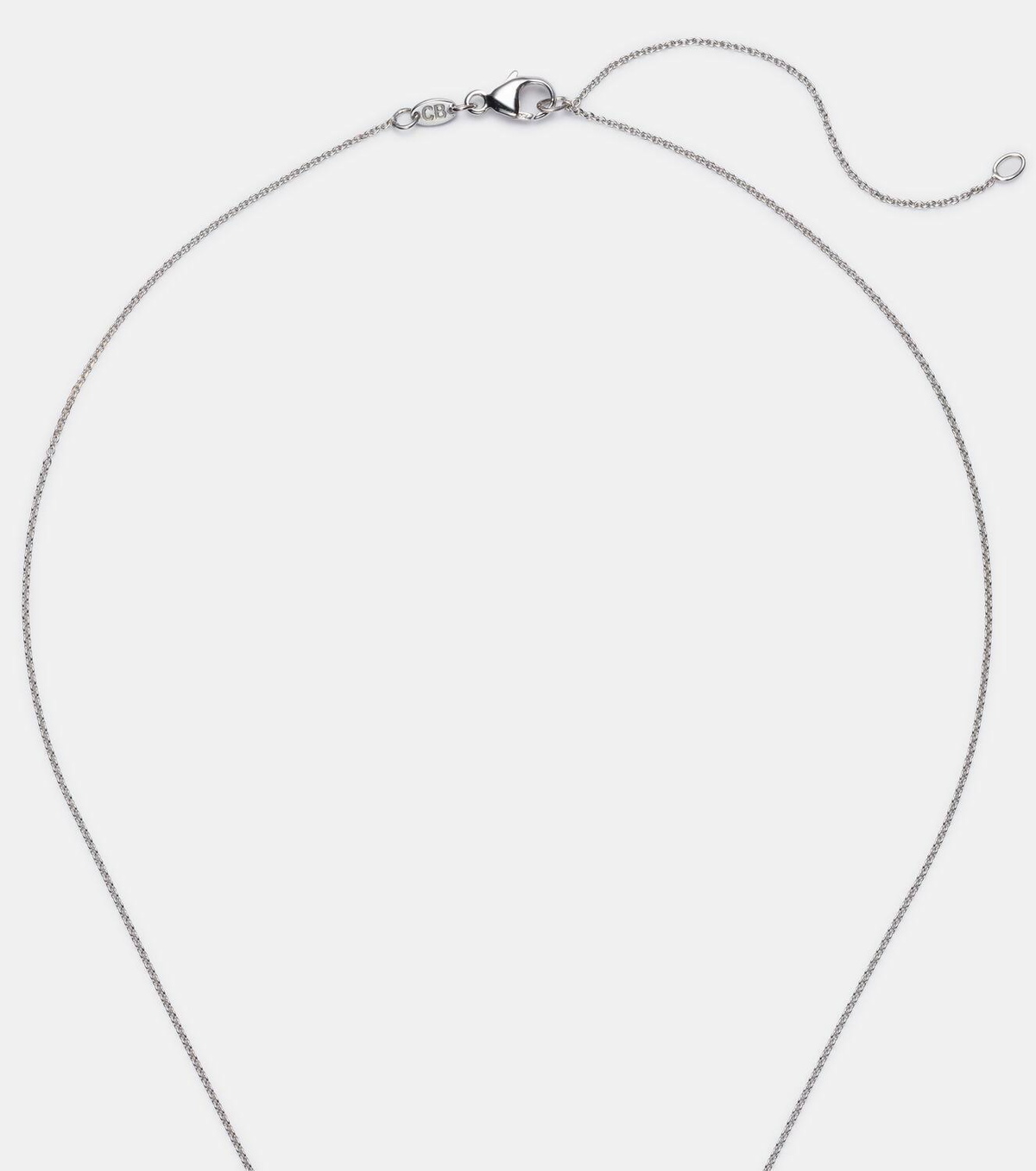 Bucherer Fine Jewellery Classics 18kt white gold pendant necklace with ruby