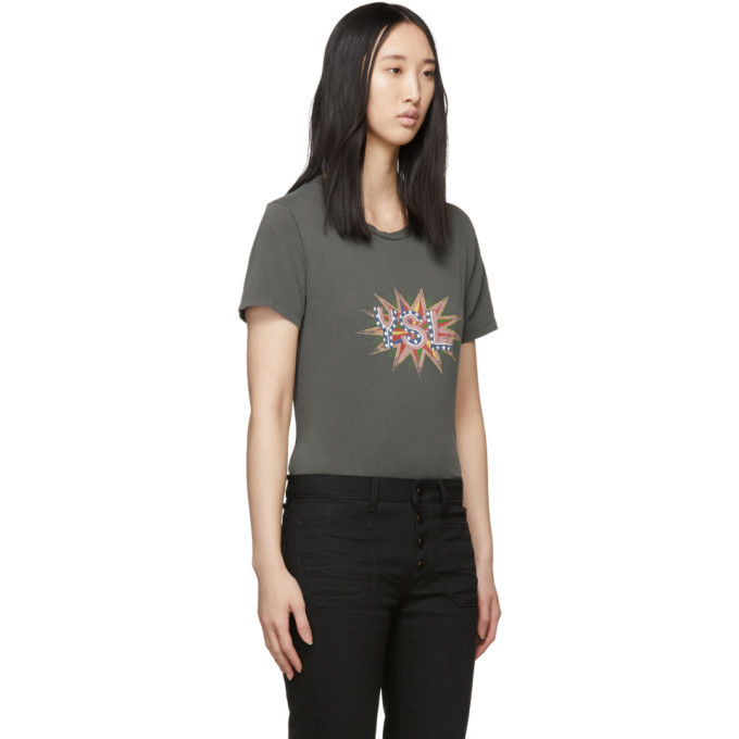 grey ysl t shirt