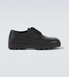Prada Grained leather Derby shoes