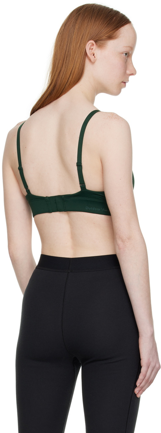 Outdoor Voices Green Sculpt Hi Apex Sport Bra