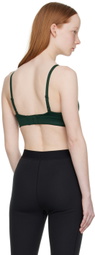 Outdoor Voices Green Sculpt Hi Apex Sport Bra