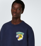 Kenzo - Embroidered cotton jersey sweatshirt