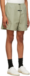 Essentials Green Volley Shorts