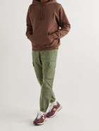 Beams Plus - Tapered Cotton-Blend Drawstring Cargo Trousers - Green