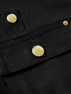 Sacai - Carhartt WIP Detroit Velvet and Webbing-Trimmed Wool-Blend Canvas Jacket - Black