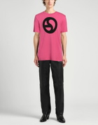Acne Studios Mens T-shirt Fuchsia