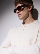 AHLEM - Jules Oval-Frame Tortoiseshell Acetate Sunglasses
