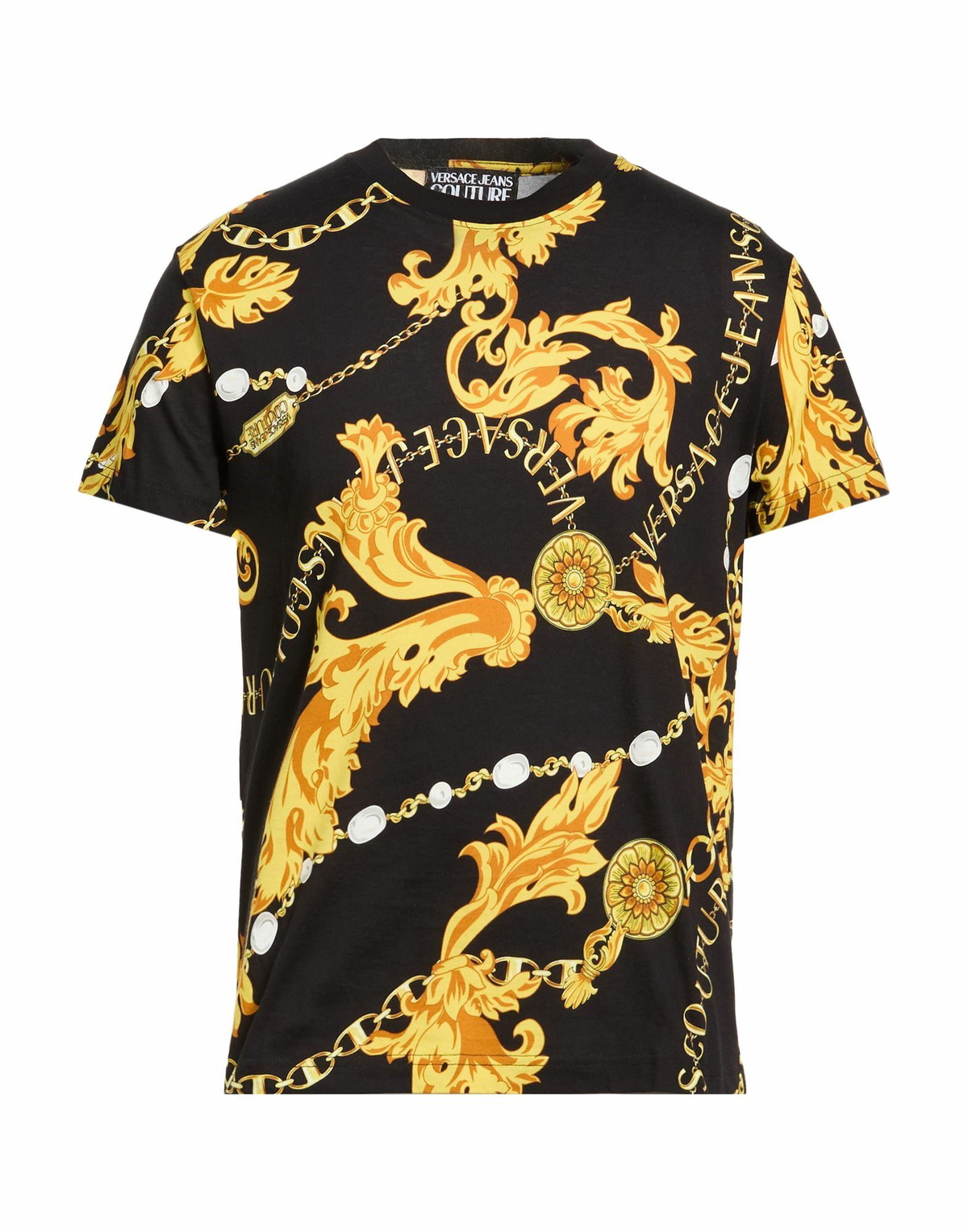 Versace Jeans Couture Mens T-shirt in Black