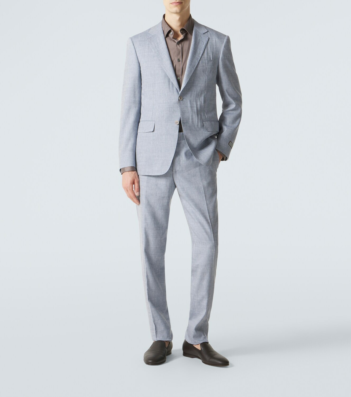 Canali Linen and wool suit
