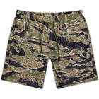 Maharishi Men's Tigerstripe Camo Swimshorts in Mint Gold Tiger