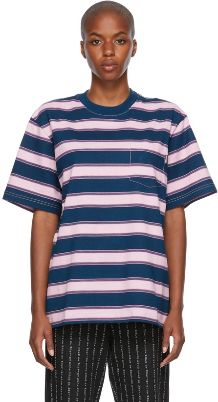 Photo: Noon Goons Blue & Purple Sands Stripe T-Shirt