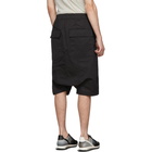 Rick Owens Drkshdw Black Pods Shorts