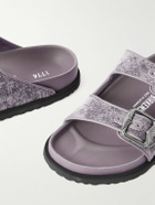 BIRKENSTOCK 1774 - Arizona Velvet Sandals - Purple