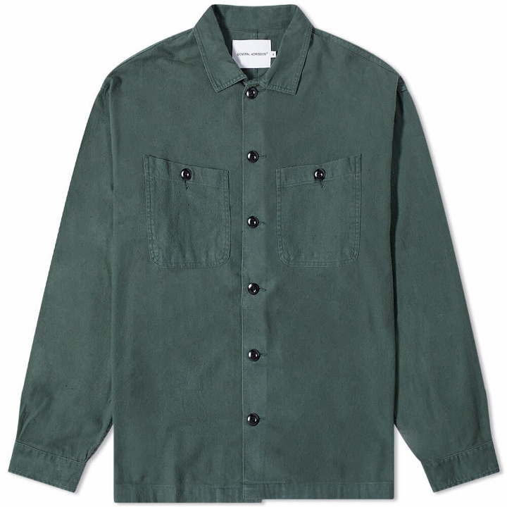 Photo: General Admission Men's Flannel BDU Shirt in Forest