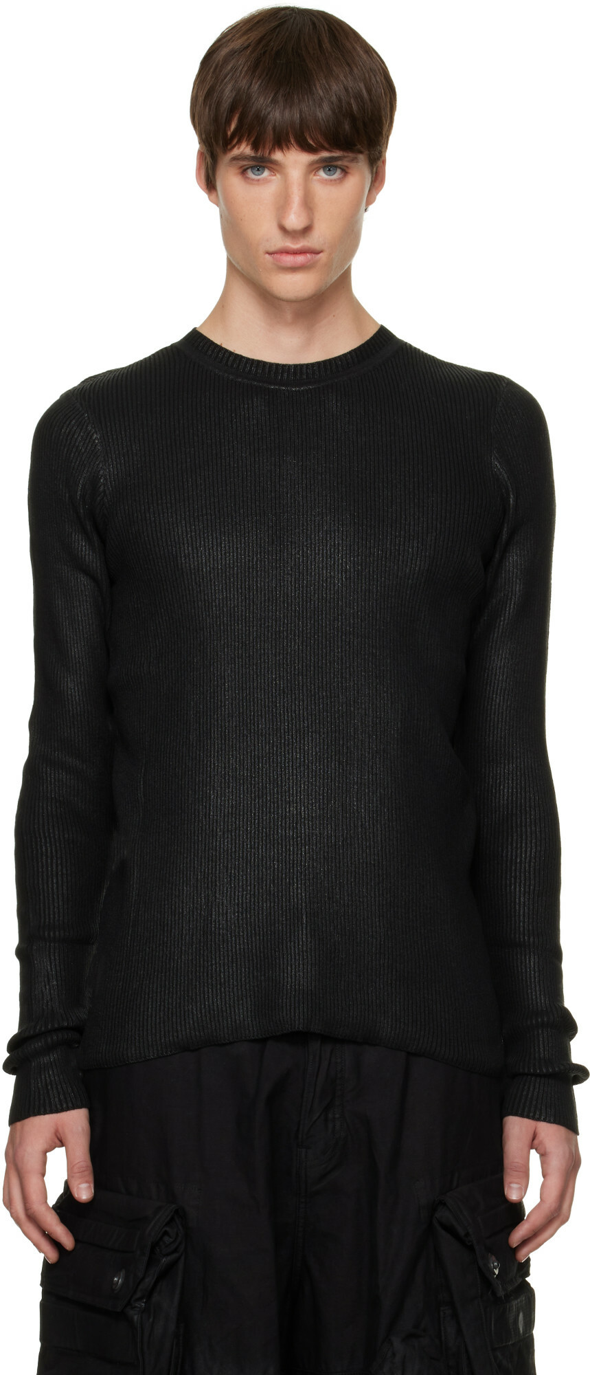 Julius Black Skinny Sweater
