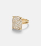 David Yurman Châtelaine® 18kt gold ring with diamonds