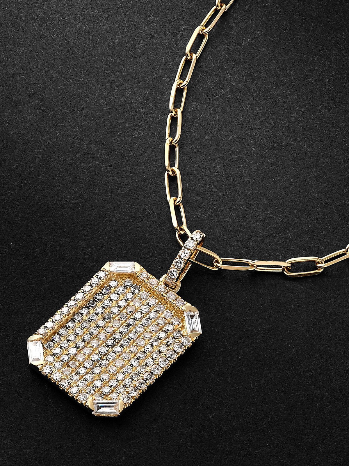 SHAY - Gold Diamond Pendant Necklace